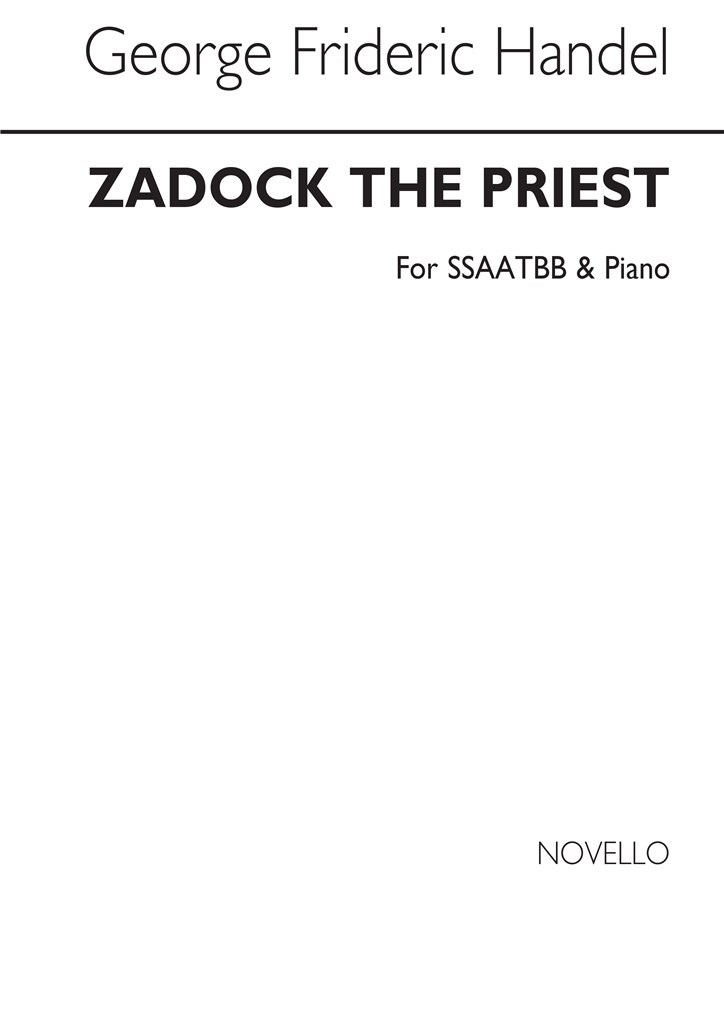 Zadok The Priest (7-Part Ed. Edouard Silas)